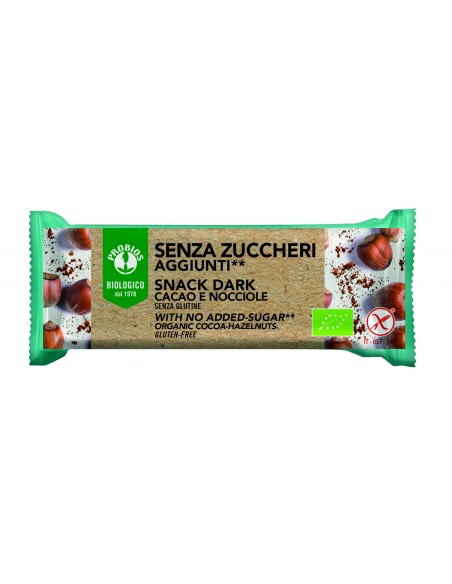 SNACK DARK CACAO NOCCIOLE S/ZUCCHERI AGG  - 1
