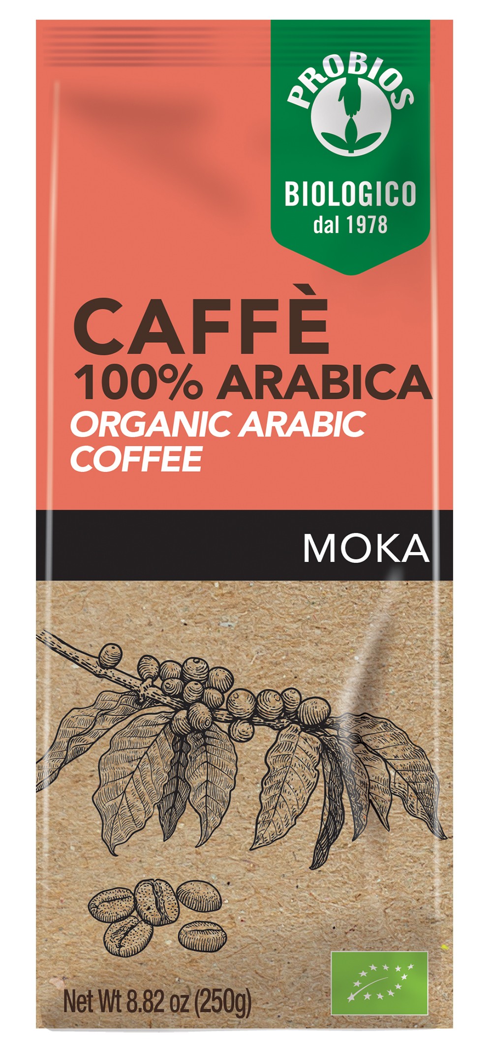 CAFFÈ MACINATO IDEALE PER MOKA TOSTATO INTENSO 100% ARABICA GUSTO