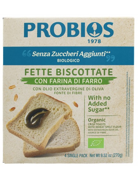 FETTE BISCOTTATE CON FARINA DI FARRO  - 1