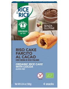RISO CAKE AL CACAO S/GLUTINE 4X45G  - 1