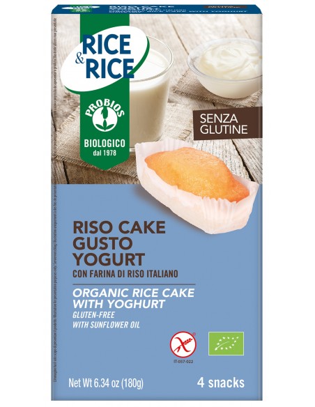 RISO CAKE ALLO YOGURT S/GLUTINE 4X45G  - 1