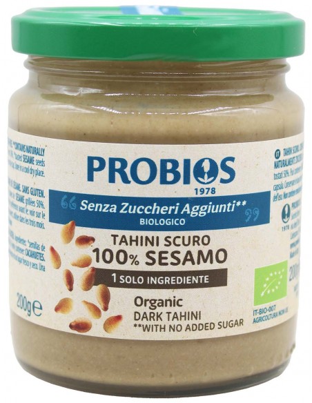 CREMA 100% SESAMO - TAHIN SCURO  - 1