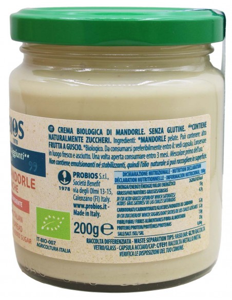 CREMA 100% MANDORLE  BIANCHE ITALIANE  - 2