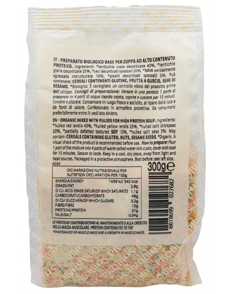 PROTEIN SOUP CON LEGUMI-RAPIDA COTTURA  - 2