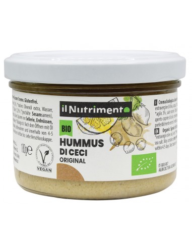 HUMMUS ORIGINAL S/G 180G IL NUTRIMENTO  - 1