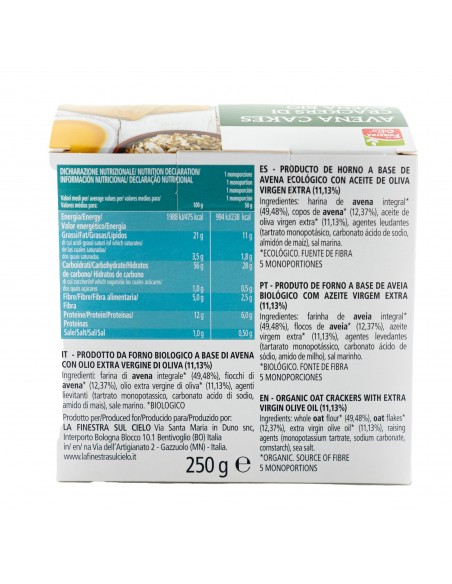 AVENA CAKES CRACKER DI AVENA  - 2