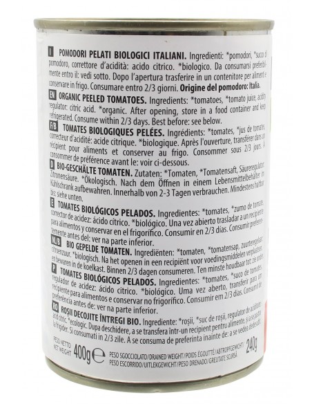 POMODORI PELATI INTERI ITAL - in lattina  - 3