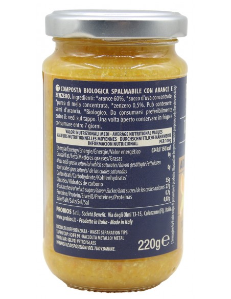 COMPOSTA ARANCE E ZENZERO SENZA PECTINA  - 3