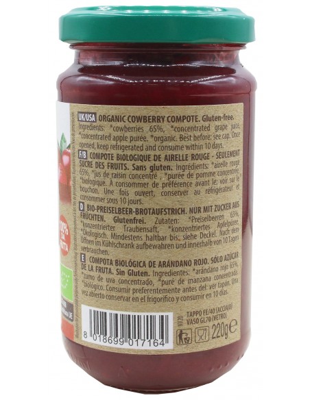 COMPOSTA MIRTILLO ROSSO SENZA PECTINA  - 2