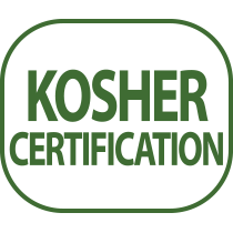 Il prodotto ha ottenuto la certificazione Kosher da parte di un ente rabbinico poiché conforme alle regole religiose della nutrizione del popolo ebraico osservante